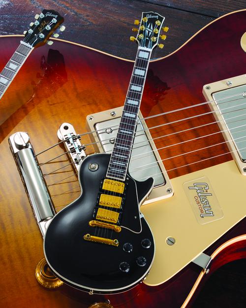 Gibson Les Paul Custom Ebony Mini Guitar Replica