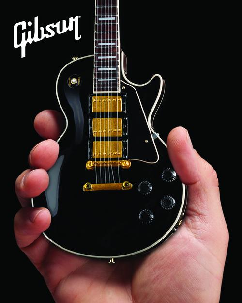 Gibson Les Paul Custom Ebony Mini Guitar Replica