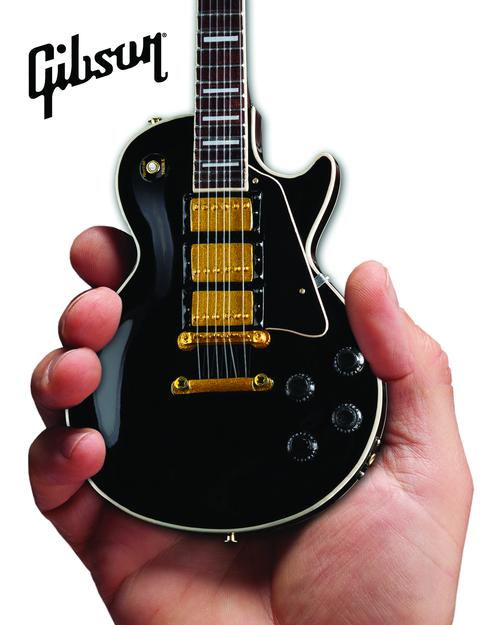 Gibson Les Paul Custom Ebony Mini Guitar Replica