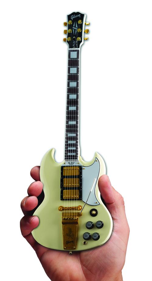 Gibson 1964 SG Custom White Mini Guitar Replica