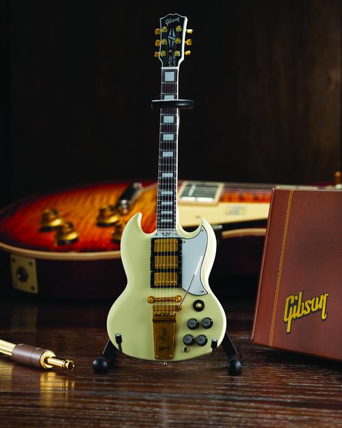 Gibson 1964 SG Custom White Mini Guitar Replica