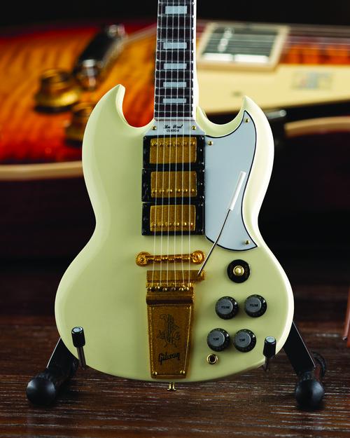 Gibson 1964 SG Custom White Mini Guitar Replica