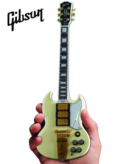 Gibson 1964 SG Custom White Mini Guitar Replica