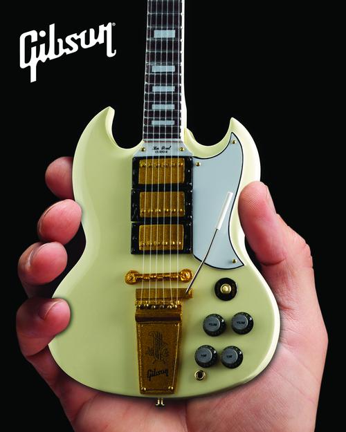 Gibson 1964 SG Custom White Mini Guitar Replica