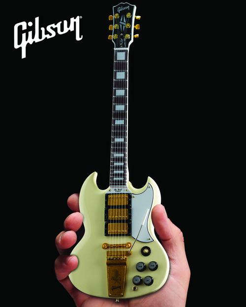 Gibson 1964 SG Custom White Mini Guitar Replica