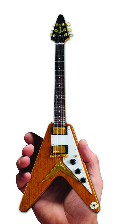 Gibson 1958 Korina Flying V Mini Guitar Replica