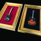 12 X 18 Mini Guitar Display Frame Black Suede Warm Gold Leafing