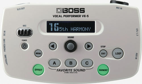 Boss VE-20 Vocal Performer Effect Processor - White - White