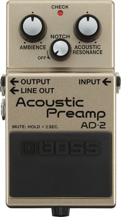 AD-2 Acoustic Guitar Preamp Pedal