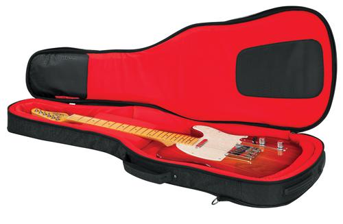 Transit Series Electric Guitar Gig Bag with Charcoal Black Exterior - Charcoal Black Exterior
