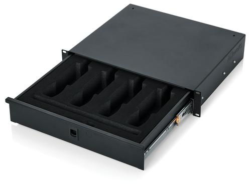 Gator Wireless Microphone Drawer; 2U