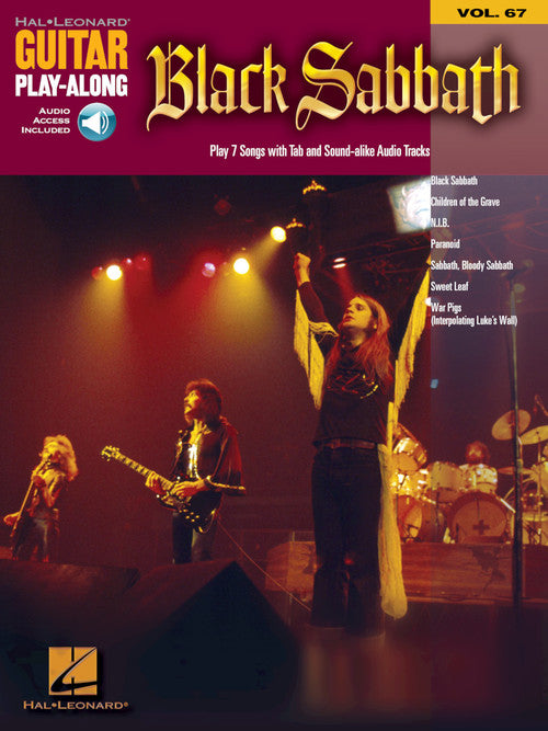 Black Sabbath - Guitar Play-Along Volume 67 - Book/Online Audio