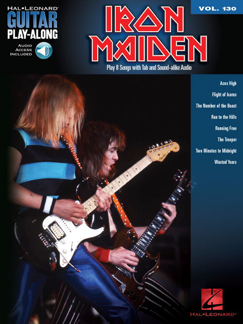 Iron Maiden - Guitar Play-Along Vol. 130 - Book/Online Audio