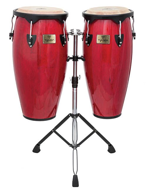 Supremo Series Red Congas - 10 inch. & 11 inch.