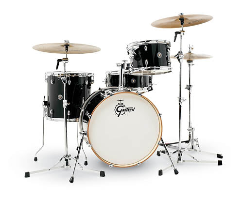 Gretsch Catalina Club 4 Piece Shell Pack (20/12/14/14SN) - Piano Black