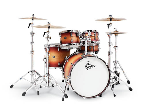 Gretsch Renown 5 Piece Drum Set (22/10/12/16/14sn) - Satin Tobacco Burst