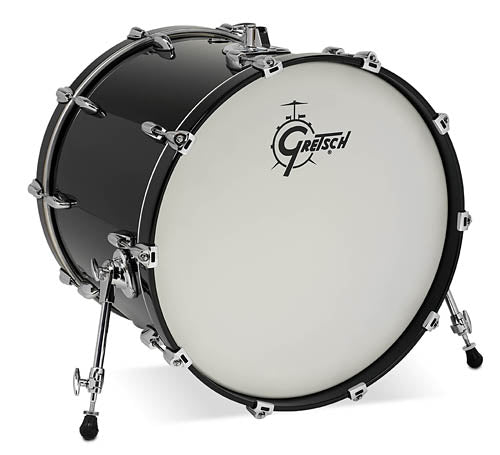 Renown Bass Drum - Piano Black - Piano Black