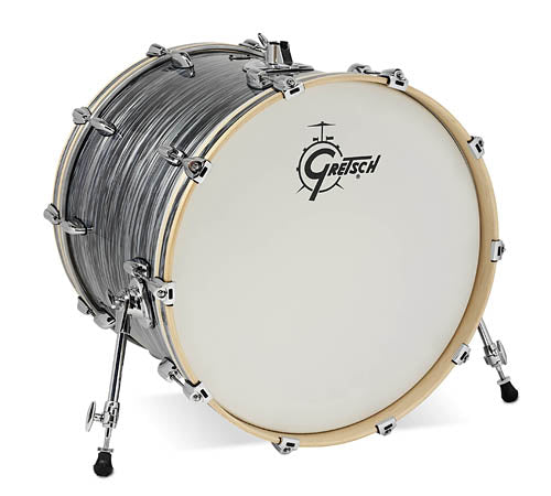 Renown Bass Drum - Silver Oyster Pearl - Silver Oyster Pearl