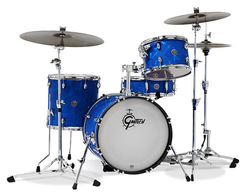 Gretsch Catalina Club 4 Piece Shell Pack (18/12/14/14SN) - Blue Satin Flame