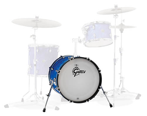 Gretsch Catalina Club 14x20 Bass Drum in Satin Blue Flame