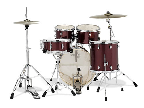 Gretsch Energy 5 Piece Set with 4 Piece Hardware Set (20/10/14/14/14SN) - Ruby Sparkle