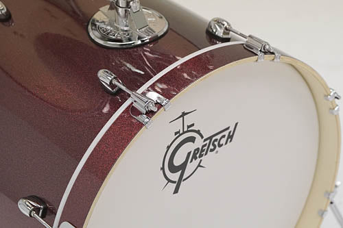 Gretsch Energy 5 Piece Set with 4 Piece Hardware Set (20/10/14/14/14SN) - Ruby Sparkle