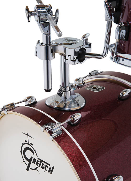 Gretsch Energy 4 Piece Street Kit With Hardware (18/12/14/14SN) - Ruby Sparkle