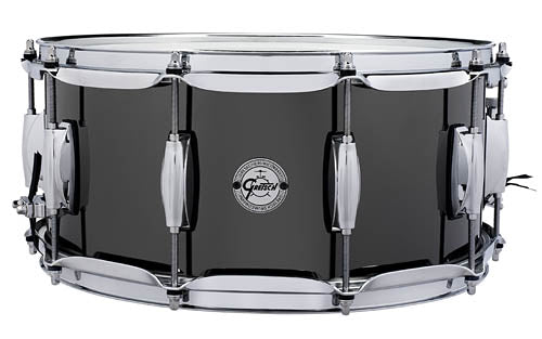 Gretsch Black Nickel over Steel Snare Drum - 6.5x14