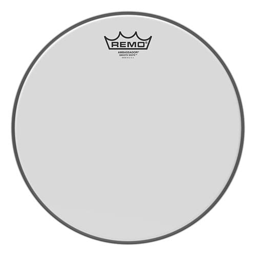 Ambassador Smooth White Drumhead - 12 inch.