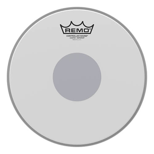 Batter, Controlled Sound, Emperor, Coated, 10“ Diameter, Black Dot On Bottom