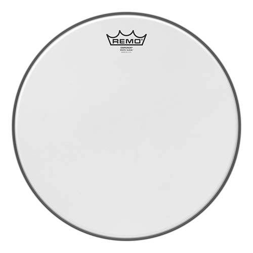 Batter, Emperor, White Suede, 14“ Diameter