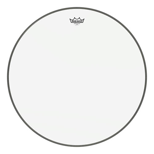 Ambassador Series Clear Drumhead (Bass) - 24 inch.