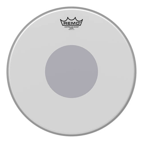 Batter, Controlled Sound, Coated - 14 Diameter, Black Dot on Bottom