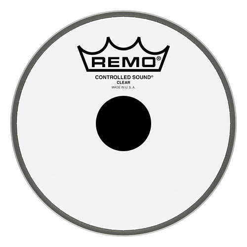 Controlled Sound Series Clear Black Dot Drumhead - 6 inch.