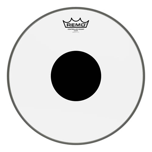 Controlled Sound Series Clear Black Dot Drumhead - 13 inch.