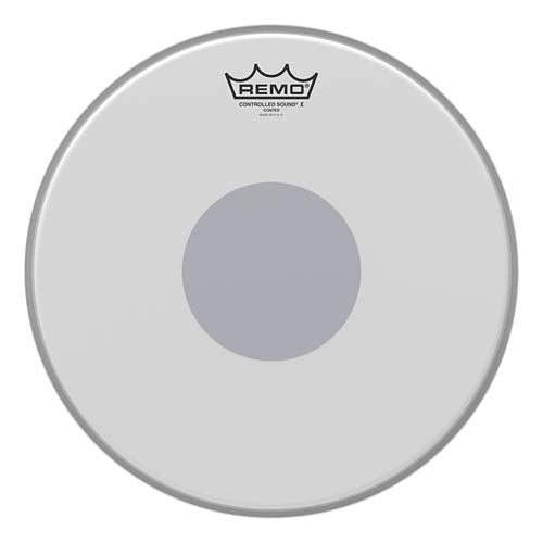 Batter, Controlled Sound X, Coated, 13“ Diameter, Black Dot On Bottom