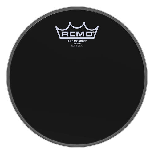 Ambassador Ebony Series Drumhead - 8 inch.
