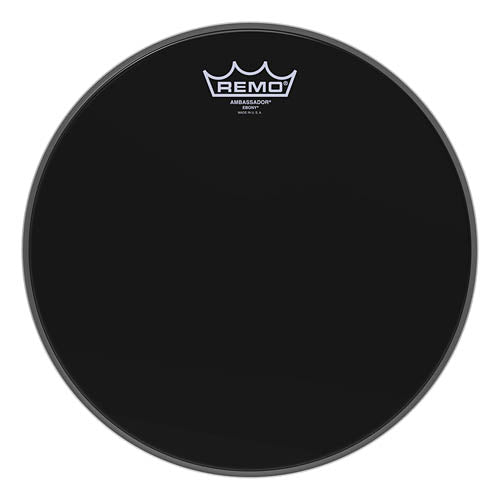 Ambassador Ebony Series Drumhead - 12 inch.