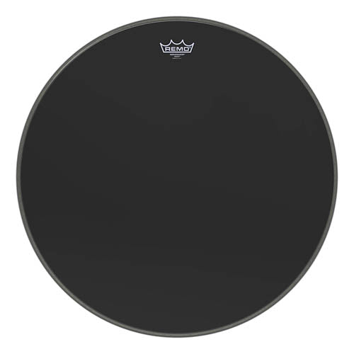 Ambassador Ebony Series Drumhead (Bass) - 24 inch.