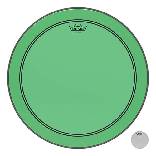 Bass, Powerstroke 3, Colortone, 18“ Diameter, Green