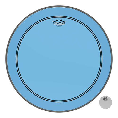 Bass, Powerstroke 3, Colortone, 20“ Diameter, Blue