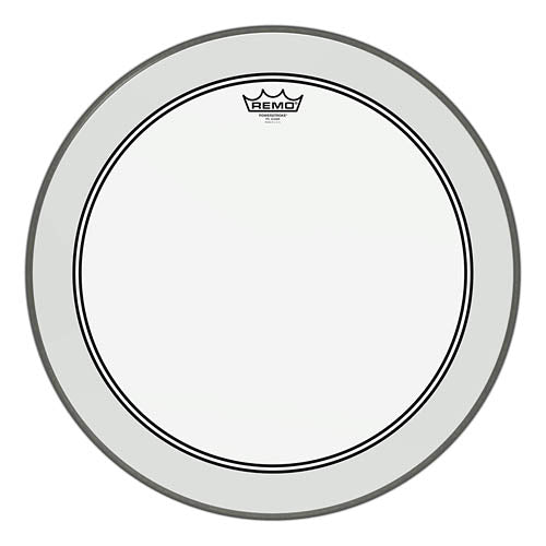 Bass, Powerstroke 3, Clear, 22“ Diameter, 2-1/2” Impact Patch