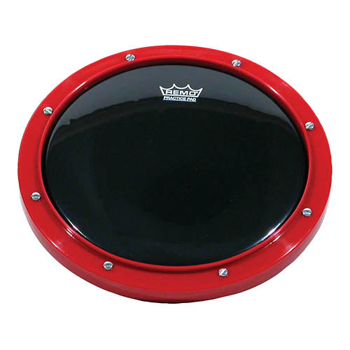 Practice Pad, 10 Diameter, Red with Ebony� Head - 10 Diameter, Red with Ebony� Head