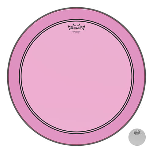 Powerstroke P3 Colortone Pink Skyndeep Bass Drumhead - 18 inch.