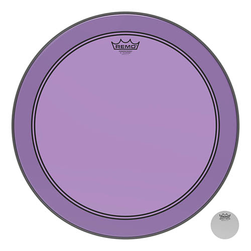 Powerstroke P3 Colortone Purple Skyndeep Bass Drumhead - 18 inch.