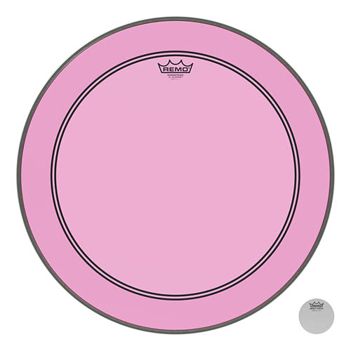 Powerstroke P3 Colortone Pink Skyndeep Bass Drumhead - 22 inch.