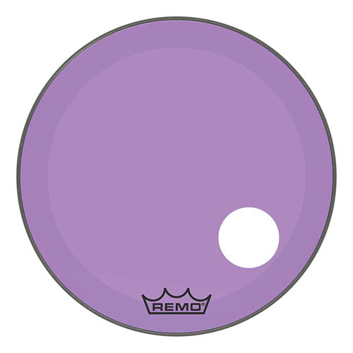 Powerstroke P3 Colortone Purple Skyndeep Bass Drumhead with 5 inch. Offset Hole - 26 inch.