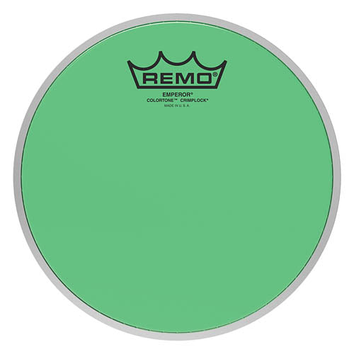 Emperor Colortone Crimplock Green Drumhead - 8 inch.