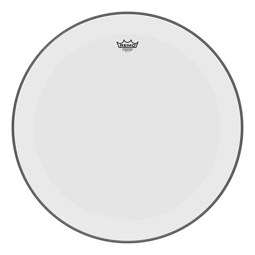 Bass, Powerstroke 3, Smooth White, 26“ Diameter, No Stripe