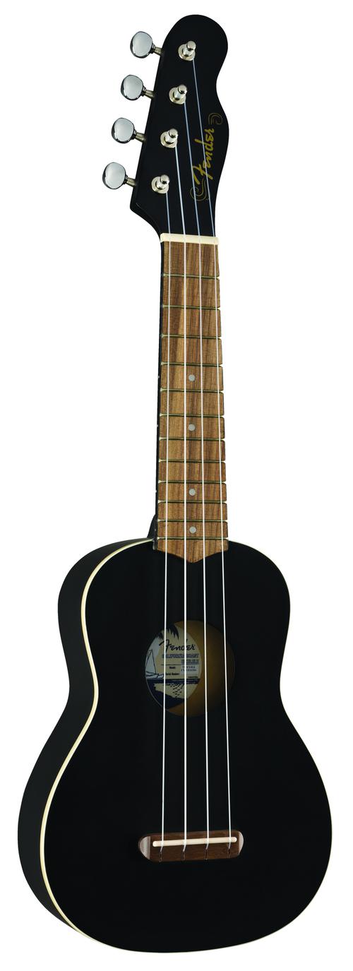 Venice Soprano Ukulele - Black